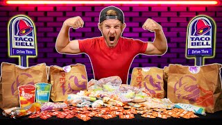 THE ENTIRE TACO BELL MENU CHALLENGE [upl. by Aceissej235]