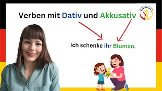 German class  Dativ und Akkusativ  Verben  Deutsch A1A2B1B2 [upl. by Ylrae]