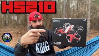 Holystone HS210 Mini Drone  360° Flips Gyro Stabilized Throw amp Go Takeoffs  Unboxing amp Review [upl. by Aicsila]