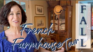 ⚜️🍁FALL 2023 FRENCH FARMHOUSE TOUR🍁⚜️  Details Details Details  Maximalist Alert [upl. by Norrek954]