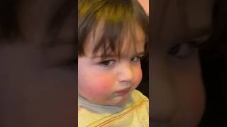 Tubby vs green sauce familyvlog funny toddlers chips greensauce [upl. by Berni]