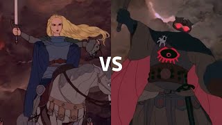 Éowyn vs WitchKing  The Return of The King 1980 [upl. by Sadnak]