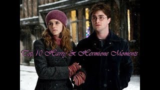 Top 10 Harry amp Hermione Moments [upl. by Tremann]