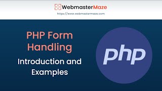 PHP Form Handling [upl. by Narhet]