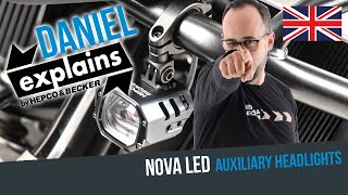 Daniel Explains Nova LED auxiliary headlight [upl. by Latoya443]