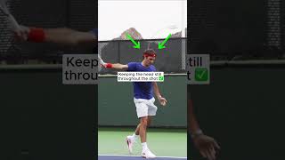 Roger Federer Backhand Analysis🔥 [upl. by Him]