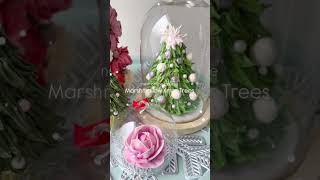 Edible Christmas trees with marshmallow flowers • Zefir [upl. by Oberon]