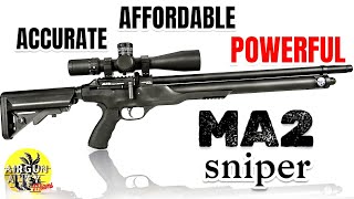 Macavity Arms MA2 Sniper • Powerful Accurate Affordable PCP Rifle 30 Cal [upl. by Ellenrahc]