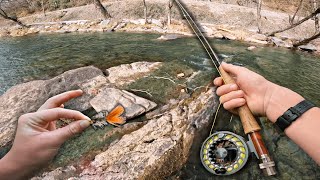 Fly Fishing The SICKEST River In North Carolina Trout HEAVEN [upl. by Belldas]