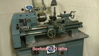 Boxford CUD Mk II lathe [upl. by Ayoras]