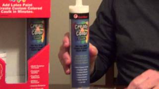 Tintable Caulk  Color Matched Caulk [upl. by Kroy]