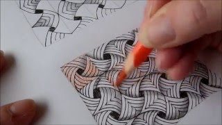 How to draw tanglepattern Flip Flap [upl. by Furlani809]