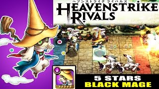 Heavenstrike Rivals  5 Stars Black Mage defeating Fallen Captain Act 1 Mission 6  Calendar Girl [upl. by Esinyl]