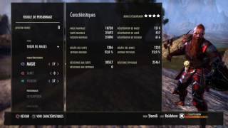 Teso build sorcier tank pve morrowind [upl. by Erdnoid]