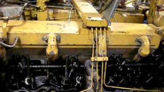 Caterpillar running without valve covers [upl. by Adore]