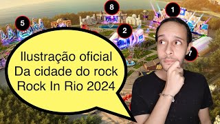 Rock In Rio 2024  Ilustração oficial da Cidade do Rock [upl. by Sansone70]