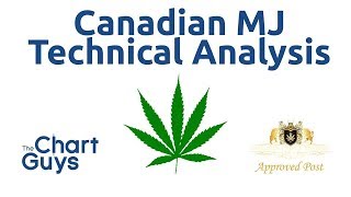 Canadian Marijuana Stocks Technical Analysis Chart 8302019 by ChartGuyscom [upl. by Stelu133]