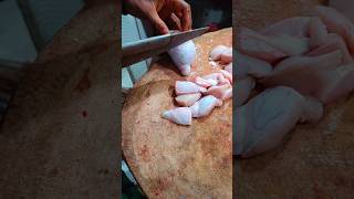 Mutton testicle cutting for fry muttonnepal [upl. by Obediah]