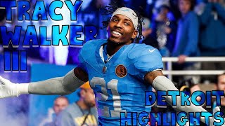 Tracy Walker Detroit Lions Career Highlights [upl. by Gershon]