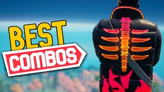 NEW Spectral Spine Orange Combos  Fortnite Battle Royale [upl. by Samul]