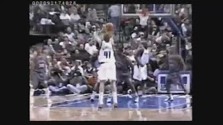 Dirk Nowitzki 19 Points 6 Ast Vs NJ Nets 200304 [upl. by Porty]