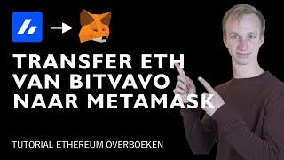 Ethereum overmaken van Bitvavo naar MetaMask wallet  Whitelist  Tutorial [upl. by Ahsin]