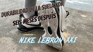 Nike Lebron XXI XDR Conchiolin ¡Cómo rinde la suela XDR tras 6 meses [upl. by Llert]