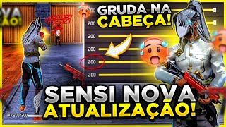 SAIU a MELHOR SENSIBILIDADE para SUBIR CAPA no FREE FIRE na NOVA ATUALIZAÇÃO 🔥  DPI FF  BOTÃO [upl. by Hanway]