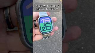 Apple Watch Ultra 2 Natural Titanium with Stainless Steel Panel Strap shorts trending apple [upl. by Northway999]