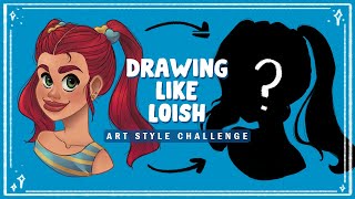 Trying To Draw Like Loish Art Style Challenge 5 [upl. by Fawnia14]