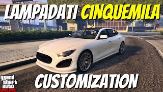 Lampadati Cinquemila Customization  GTA Online [upl. by Rennold]