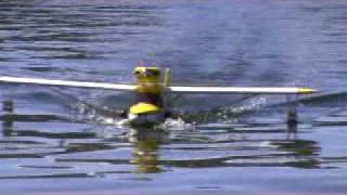 Maiden flight of RC Anderson Super Kingfisher Seaplane [upl. by Oletha779]