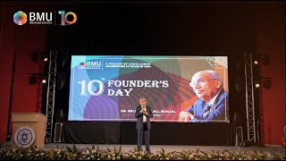 10th Founders Day  10 Years of BMU  BML Munjal University [upl. by Yank]