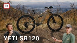 NEW Mountain Bike Alert 🚨 Yeti SB120 First Impressions [upl. by Leidba749]