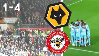 AWAY LIMBS AS WOLVES BATTER BRENTFORD  BRENTFORD 14 WOLVERHAMPTON WANDERERS [upl. by Jinny]