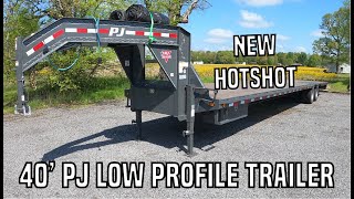 My New 40’ Hotshot Trailer Review  HOTSHOT TRUCKING [upl. by Xad924]