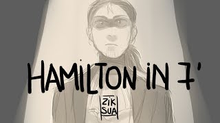 Hamilton in 7 minutes  Animatic [upl. by Rex309]