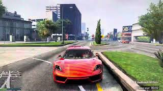 GTA Online Pfister Neon Test Drive  Porsche Mission E [upl. by Chris299]