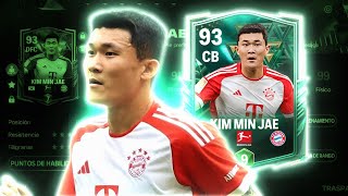 Un Defensa Barato y TOP Review Kim Min Jae 92 FC Mobile [upl. by Ttnerb]