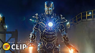 Iron Man vs Aldrich Killian  Final Battle Scene Part 1  Iron Man 3 2013 Movie Clip HD 4K [upl. by Junna]