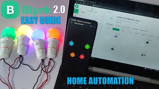 Home Automation using ESP8266 amp Blynk 20 with RealTime Feedback II STEP BY STEP GUIDE [upl. by Omlesna355]