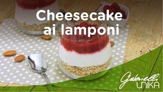 Cheesecake yogurt e ricotta con lamponi [upl. by Poyssick970]