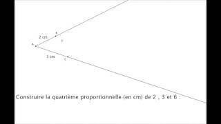 124 La quatrième proportionnelle [upl. by Davenport]