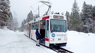 Trams in Trondheim Norway  The Most Northern Tram Line in the World [upl. by Nyrehtac]