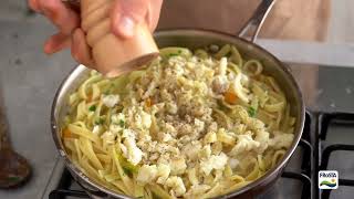 Pasta con nasello e pomodorini gialli  FRoSTA Italia [upl. by Thain]