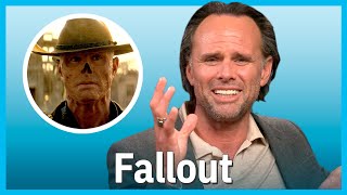 quotIm not a gamerquot FALLOUTs Walton Goggins amp more talk westerns and satisfying fans  TV Insider [upl. by Darrej]