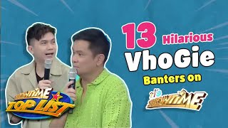 13 hilarious Vhong and Ogie banters on Its Showtime  Kapamilya TopList [upl. by Maltz]