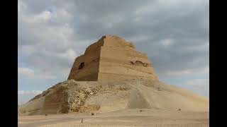 The burial chamber of King Sneferu’s Meidum Pyramid c 2600 BC [upl. by Tandy]