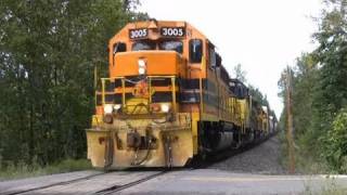 HD PW 3005 Mixed Freight crossing Sawmill RD [upl. by Enyr]