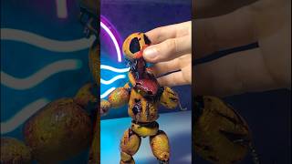 Assembling Withered Chica figure out of clay  FNAF VHS shorts fnaf fivenightsatfreddys [upl. by Kalin88]